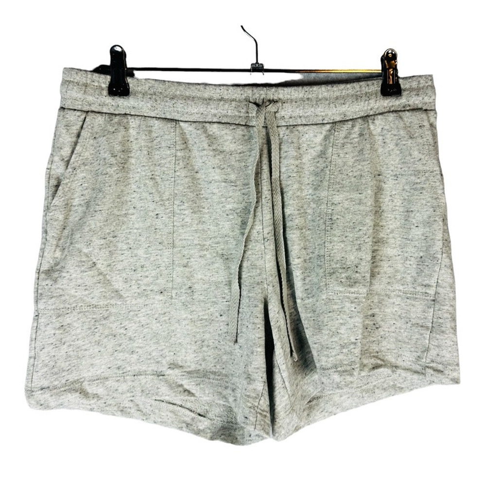 New Style & Co Womans Sz Medium Shorts Pull on Pockets Stretch Gravel Grey NWT